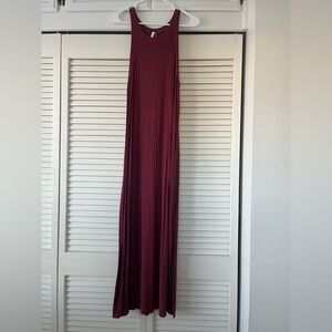 Burgundy Maxi Dress